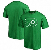 Men's Philadelphia Flyers Fanatics Branded St. Patrick's Day White Logo T-Shirt Kelly Green FengYun,baseball caps,new era cap wholesale,wholesale hats